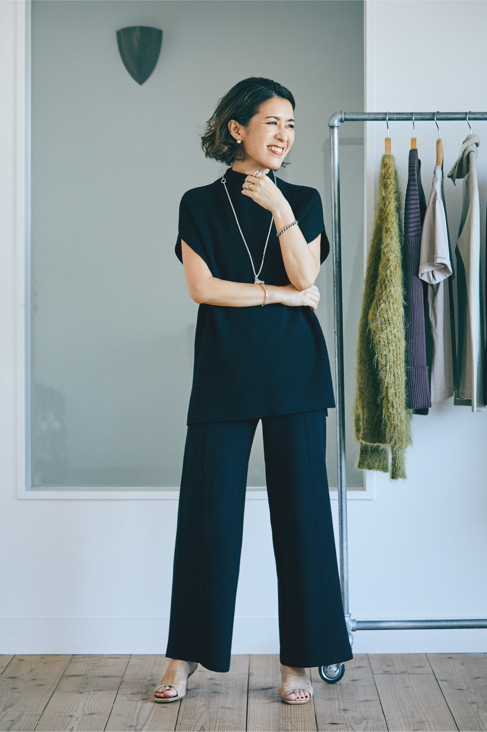 Knit tops, and Knit pants