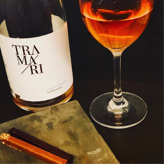 ワインとのディナータイムの雰囲気