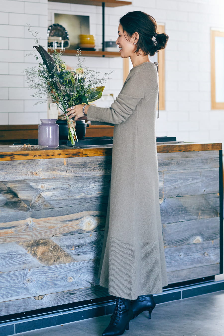 Knit dress 12,000yen+tax