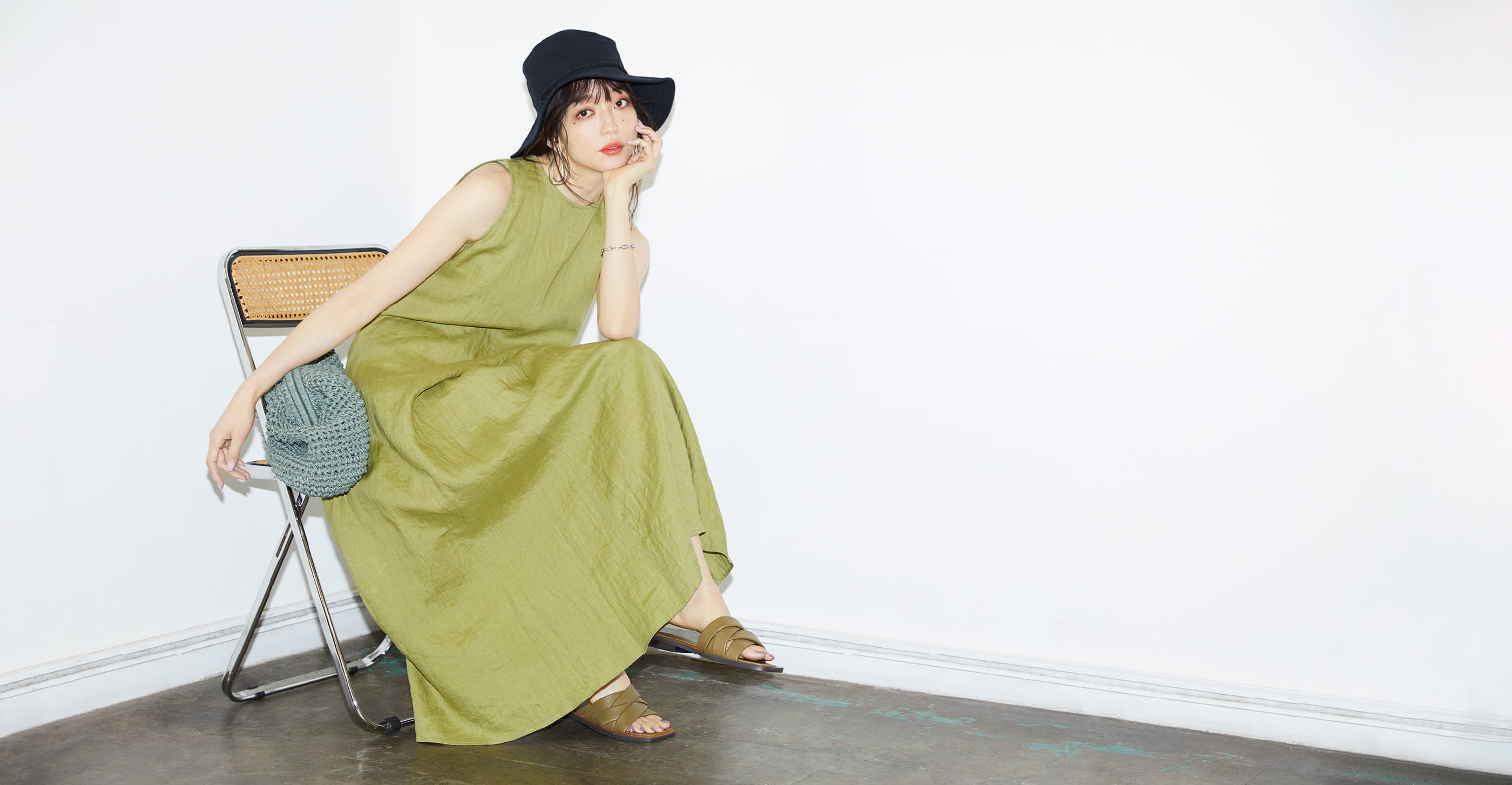 HANA MATSUSHIMA meets Mila Owen “松島花が着る 主役ワンピース＆セットアップ”