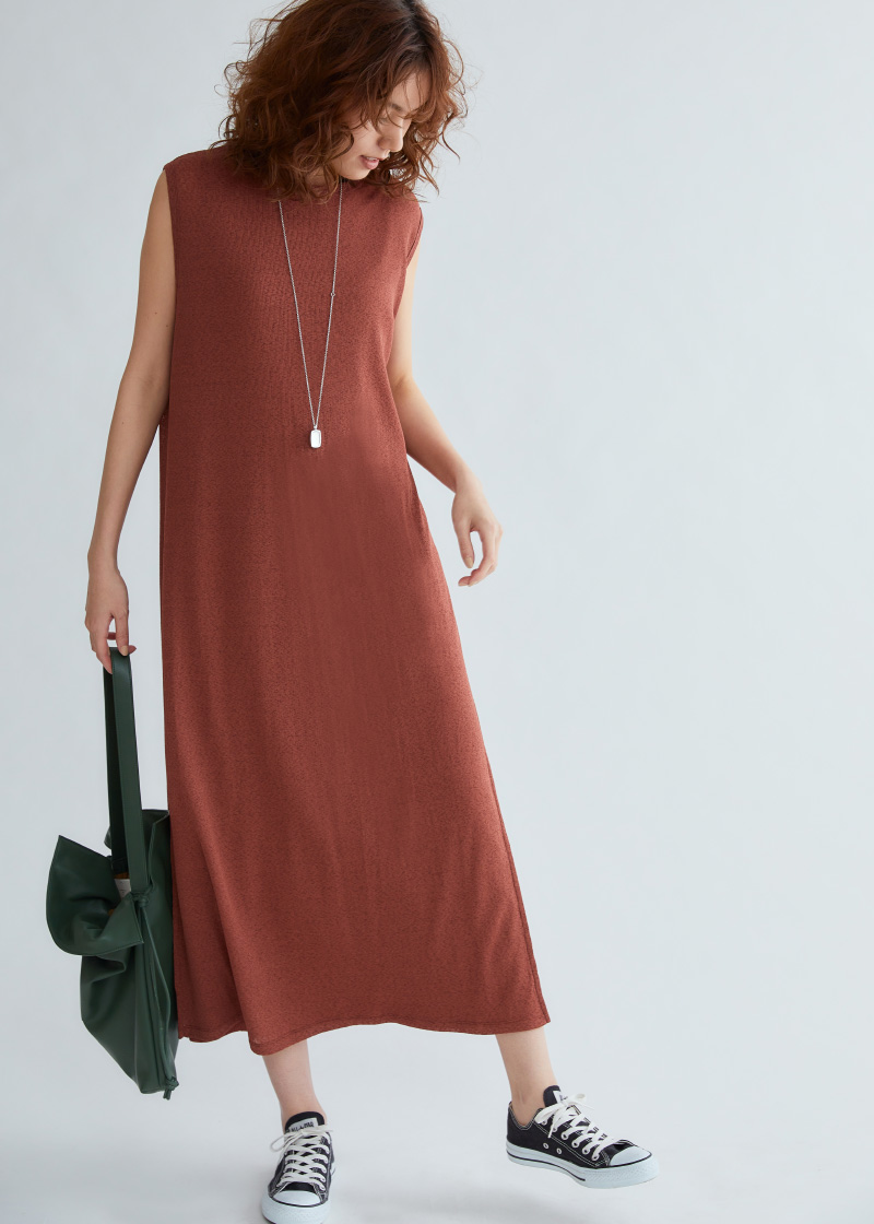 Dress, Necklace, and Bag